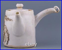 Chinese Porcelain Teapot Cover Grisaille Gilt Qing Period Yongzheng 1722 1735