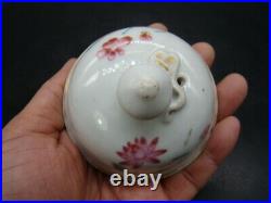 Chinese Qian Long (1736-1795) nice famille rose big coffee pot c5013