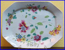 Chinese export porcelain meat plate dec Famille Rose -Qianlong Period-nº24