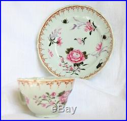 Cie Indes Chinese Export Belle Tasse A The Famille Rose Epoque Qianlong Xviiie
