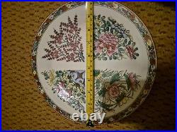 Famille Rose Qianlong Plate With Marked Seal