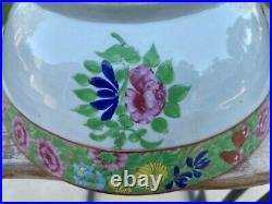 Hugh Antique Chinese Export Famille Rose Porcelain Bowl18 Century Qianlong