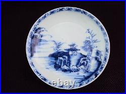 IMPRESSIVE Chinese 18th Nanking Cargo Blue White Dish Antique Oriental Porcelain