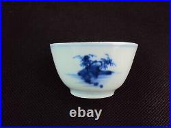 IMPRESSIVE Chinese 18th Nanking Cargo Blue White Dish Antique Oriental Porcelain