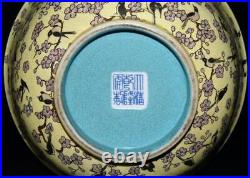 Old Chinese Famille Rose Porcelain Bowl Qianlong Marked St1471