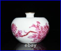 Old Chinese Famille Rose Porcelain Pot Qianlong Marked St1625