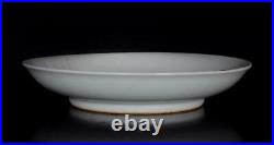 Old Famille Rose Chinese Porcelain Louts Flower Dish Qianlong Marked St116