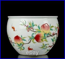Old Rare Chinese Qianlong Marked Famille Rose Jar (x303)