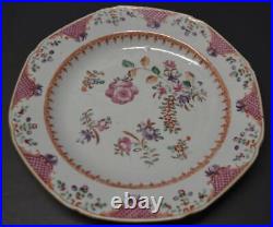 Pair of Antique Chinese Qianlong Period Famille Rose Plate
