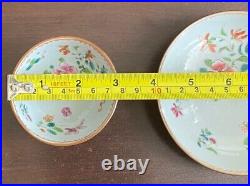 Qianlong (1736-1795) Chinese Antique Porcelain Famille Rose Tea Bowl and saucer