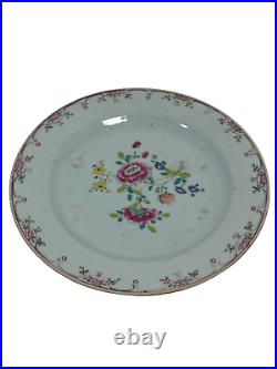 Qianlong Famille Rose Plate Export European Market
