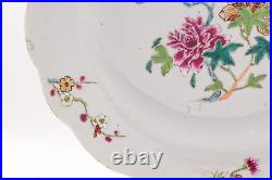 RARE Chinese Plate Famille Rose Porcelain Qing Period Yongzheng (1723-1735)