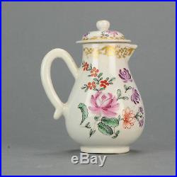 Very Rare Antique Chinese Qianlong Period Creamer Tea Famille ROse Qing